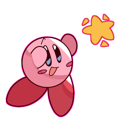 Kirby - ColorPop Render (Keychain)